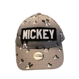 NWT Disney Mickey Mouse Youth all-over Character "MICKEY" Baseball Cap